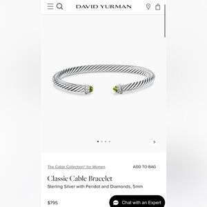 David Yurman cable bangle